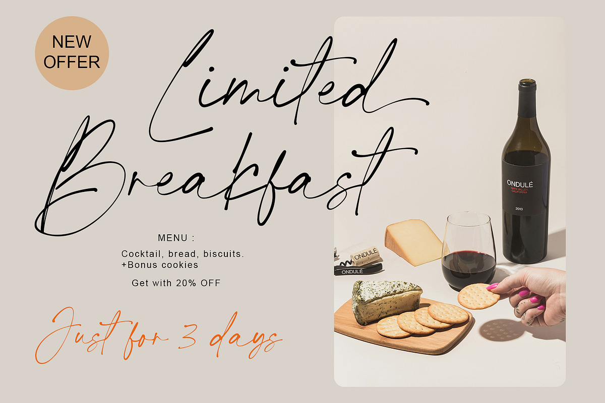 Gaterwell - Modern Chic Calligraphy, a Script Font by Myn Type (Photo 7 of 13)
