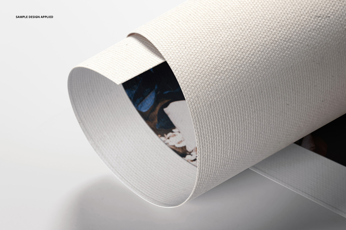 Rolled Canvas Print Mockup Set v.2, a Product Mockup by creatsy5 (Photo 7 of 14)