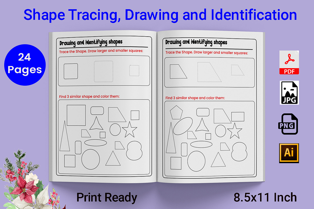 Shape Tracing and Identification, a Graphic by Hitubrand (Photo 1 of 3)