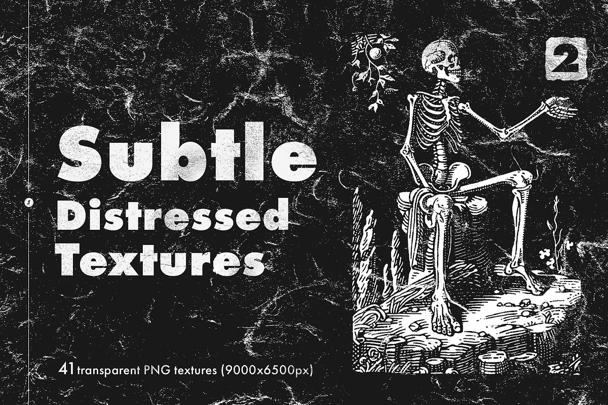 41 Subtle Distressed Textures 2, a Texture Graphic by Freezerondigital (Photo 1 of 16)