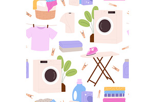 Home laundry service, clean t-shirt, a Graphic by LadadikArt