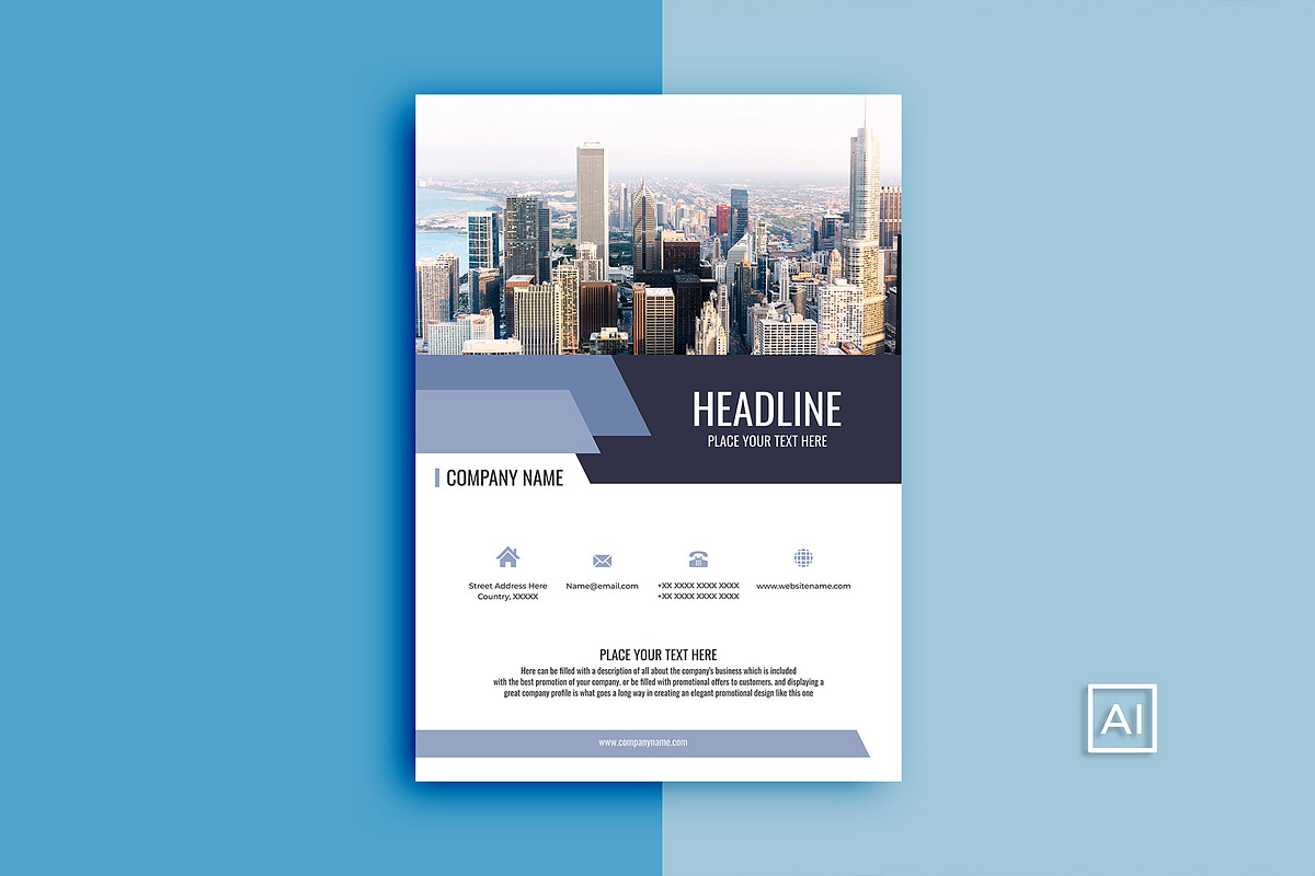 Flyer Business Template Modern, a Flyer Template by suhadidesign (Photo 3 of 7)