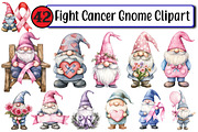 Fight Cancer Gnome Clipart, an Illustration by Design Market (Thumbnail 1 of 3)