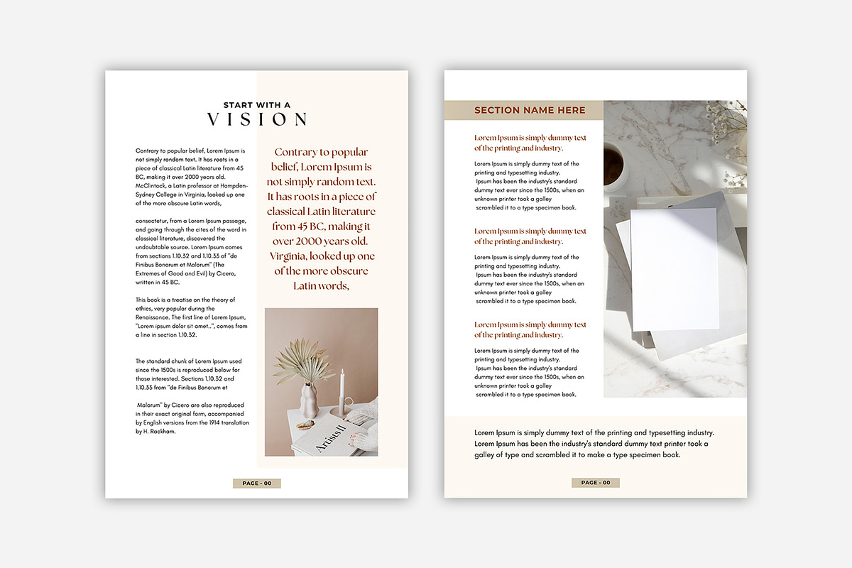 ebook / canva, a Magazine Template by DesignByStore (Photo 3 of 9)
