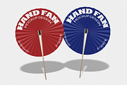 Hand Fan Mockup, a Merchandise Mockup by Permadi Creative (Thumbnail 2 of 5)