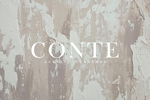 Conte Acrylic Textures