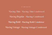 Macing - Modern Sans-serif Font, a Sans Serif Font by Issam Type (Thumbnail 7 of 11)