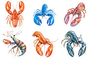 Kawaii Crabs  Clipart Bundle, an Illustration by Pixels.Craft (Thumbnail 6 of 9)