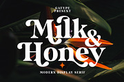 MILK AND HONEY, a Serif Font by Gatype (Thumbnail 1 of 10)