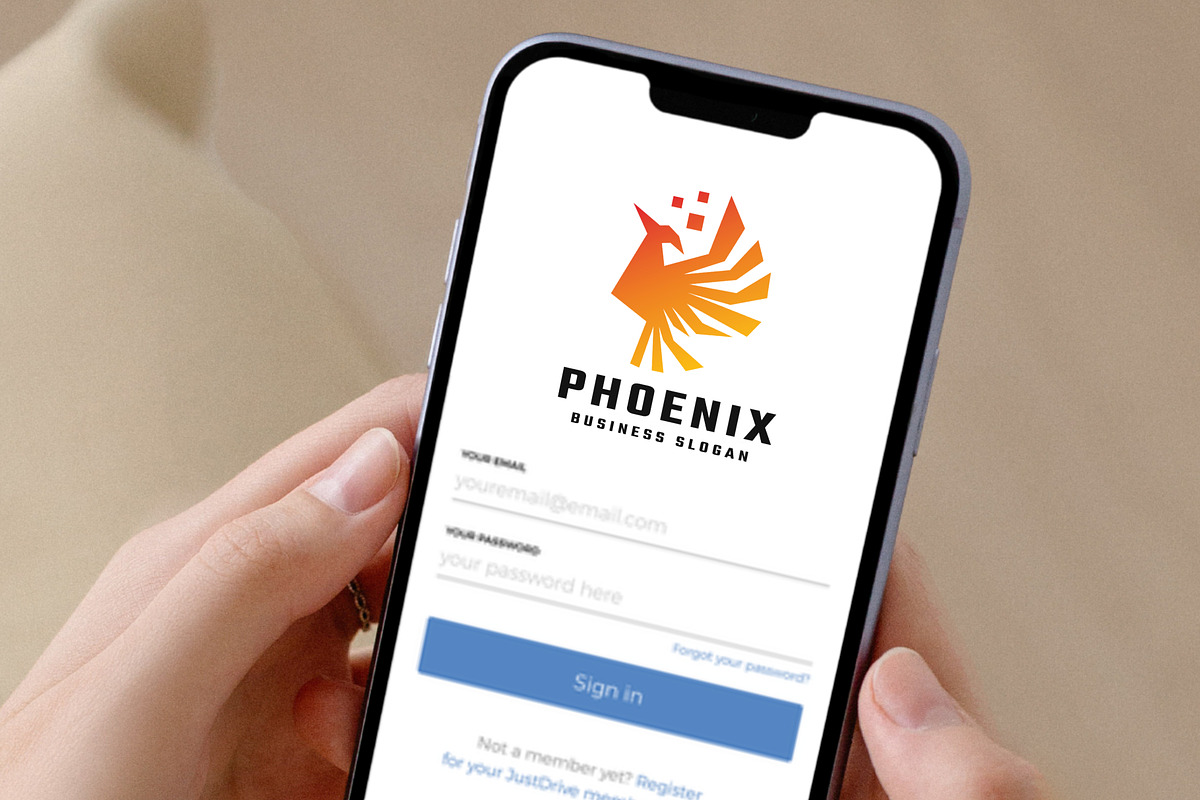 Phoenix Pixel Colorful Logo, a Branding & Logo Template by Design_Planet (Photo 3 of 4)