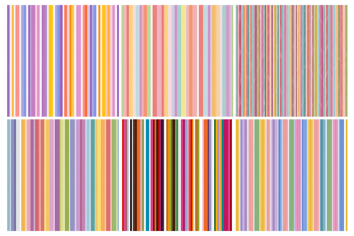 Candy Colors Stripes Digital Paper, an Illustration by Daily.Designs (Photo 3 of 5)