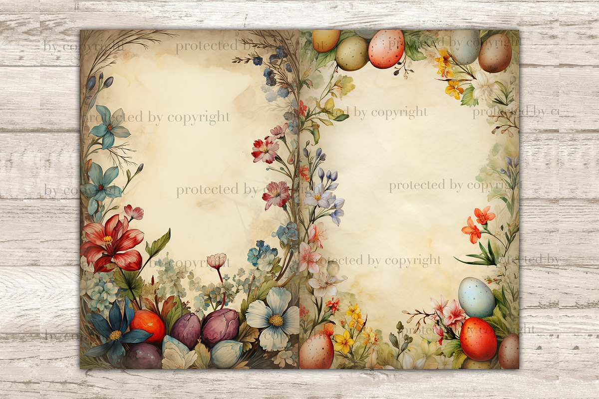 Victorian Easter Ephemera, a Seasonal Illustration by GlamArtZhanna (Photo 4 of 10)