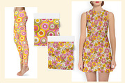 Retro vibes - pattern collection., a Pattern Graphic by rosypatterns (Thumbnail 6 of 7)
