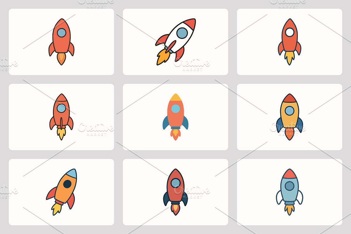 Rocket Startup Vector Logo, a Branding & Logo Template by Vectorium Studio (Photo 2 of 2)