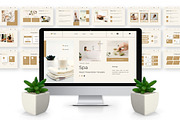 Spa - Resort Powerpoint, a Presentation Template by Deepslide Studio (Thumbnail 3 of 6)