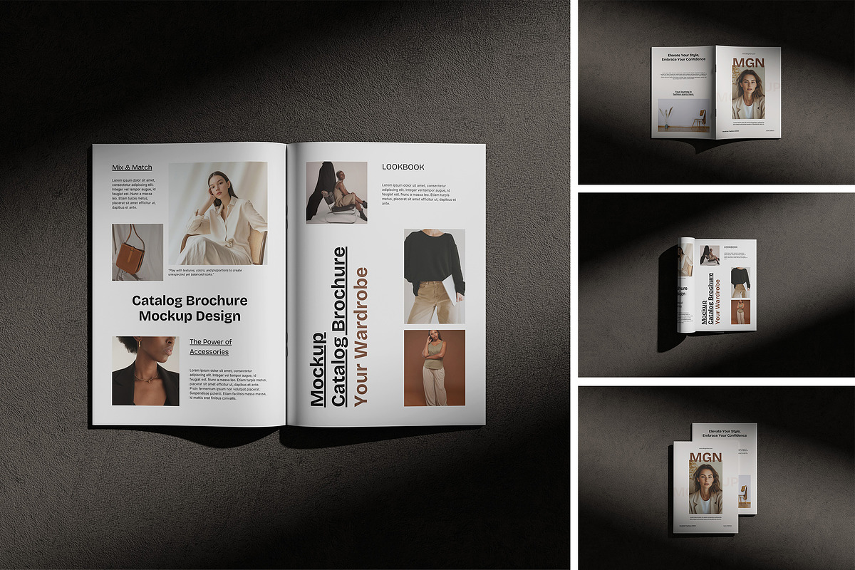 Catalog A4 Magazine Mockup, a Books & Magazine Mockup by AKMAL STUDIO (Photo 1 of 10)