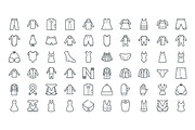 250+ Fashion and Clothes Icons, an Outline Icon by Vectors Market (Thumbnail 5 of 5)
