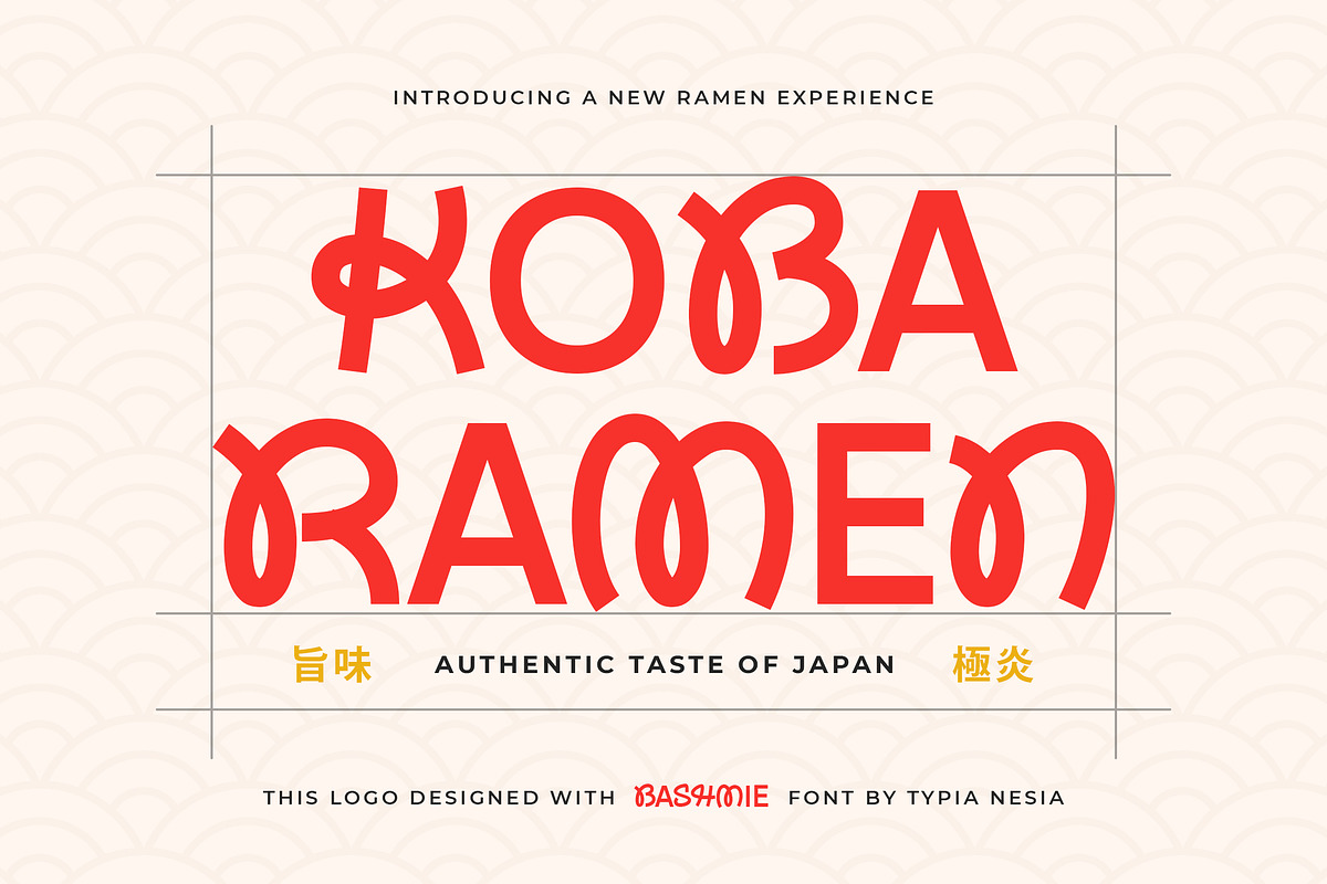 Bashmie - Modern Loopy Sans Serif, a Sans Serif Font by Typia Nesia (Photo 3 of 9)