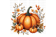 Pumpkin Wreaths and Frames, a Decorative Illustration by Bloom Craft Creations (Thumbnail 11 of 12)