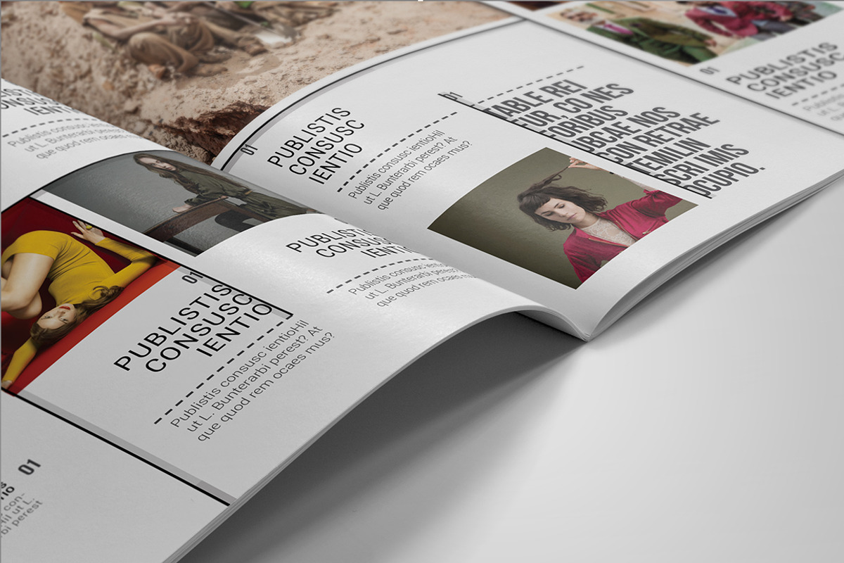 Indesign Magazine Template #5, a Magazine Template by spidergraph (Photo 7 of 8)