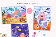 Fabulous Ocean-Graphic Set, an Animal Illustration by Irina Diasli (Thumbnail 4 of 12)