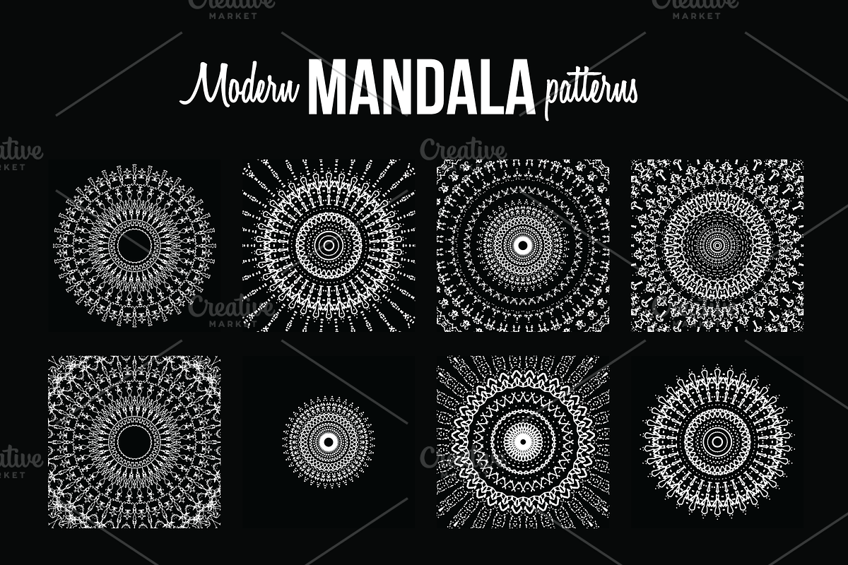 Modern mandala collection, an Illustration by The Odd Seed (Photo 25 of 27)