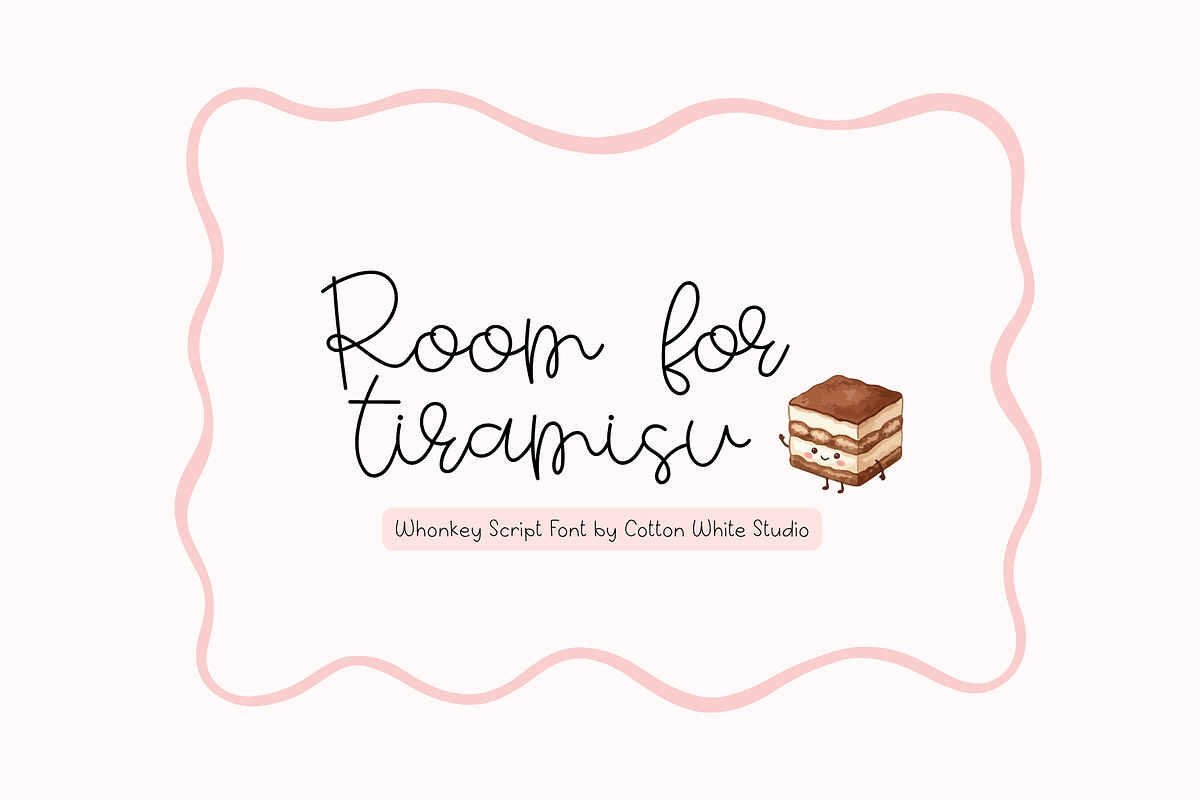 Room for Tiramisu, a Script Font by Sofia Skoog (Photo 1 of 10)