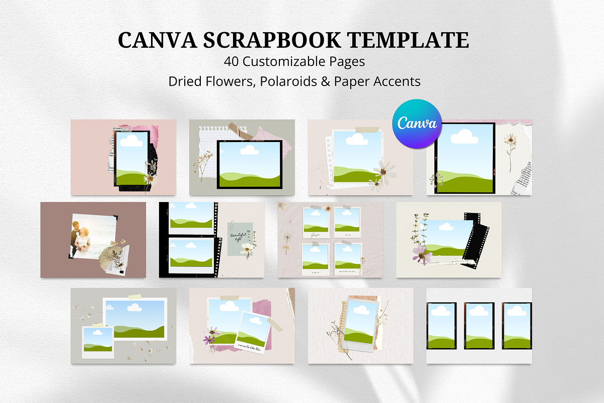 Scrapbook Canva Template, a Social Media Template by Wicked Creative (Photo 7 of 21)