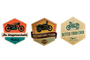 retro motorcycle badges, a Graphic by Liviu (Thumbnail 4 of 5)