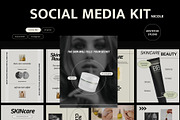 NICOLE / Social Media Kit, a Social Media Template by GothicStudio (Thumbnail 2 of 9)