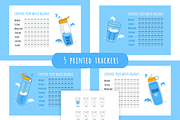 Drink more water—water is life., a Healthcare Illustration by ApollinariaManko (Thumbnail 5 of 11)