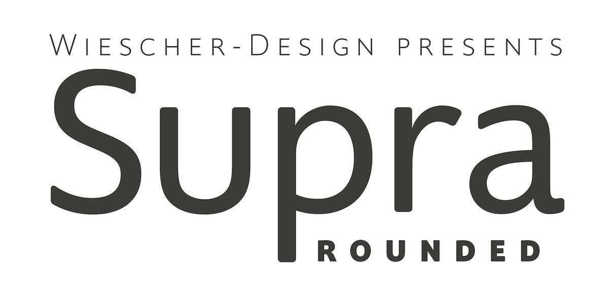 Supra Rounded, a Sans Serif Font by Wiescher-Design (Photo 1 of 6)