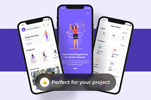 WORKA - Work Out App UI Kits