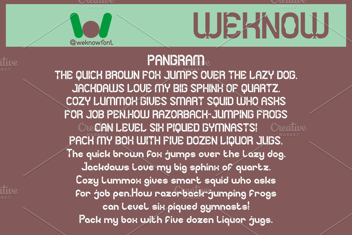 Imaginary font, a Font by weknow (Photo 6 of 8)