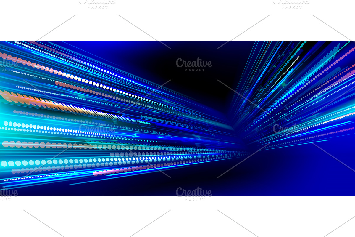 Abstract tech background with data, a Technology Illustration by art PVP - market