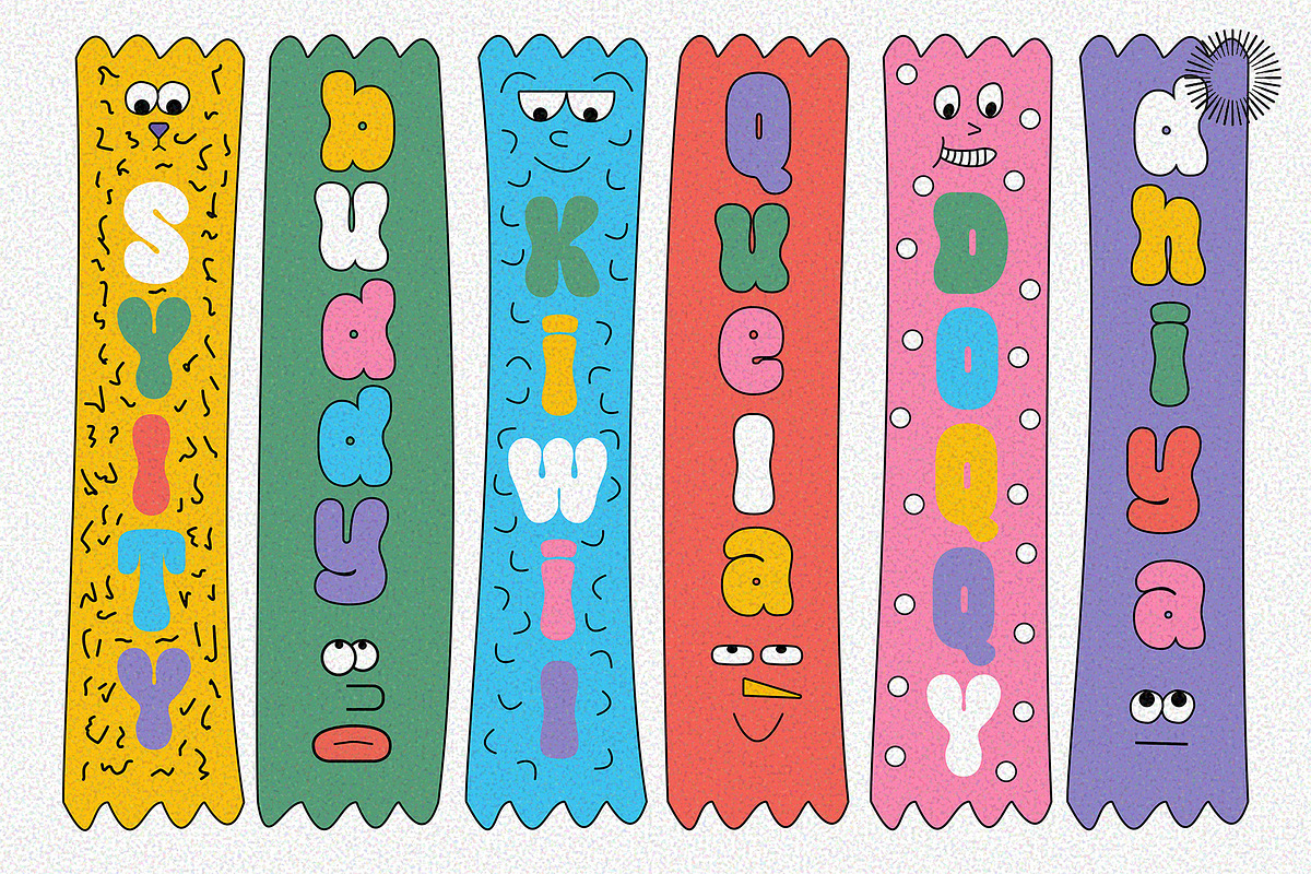 Bonquella - Fat & Fun, a Sans Serif Font by Setara Langit CreativeStd (Photo 3 of 6)