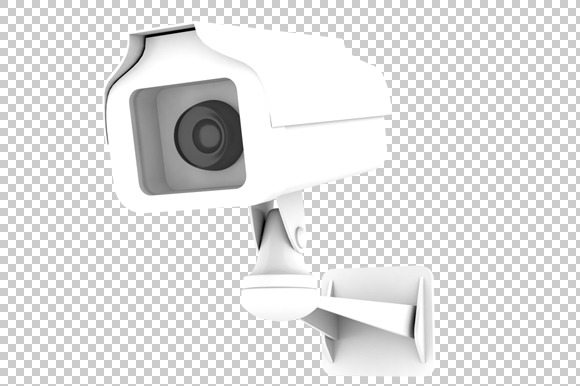 Cctv Camera 3D Render Png