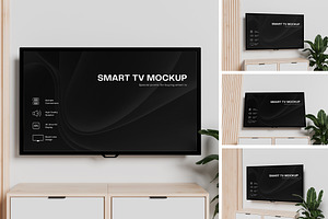 Smart TV Mockup, a Device Mockup by swsi-studio