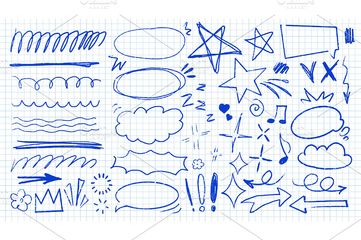 Pen Scribbles, a Texture Graphic by alexdndz (Photo 3 of 7)