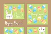 Happy Easter, a Card Template by Tkoko vectors & patterns (Thumbnail 2 of 5)