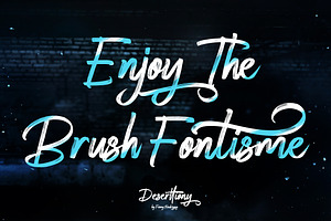 Deserttiony - Handwritten Font