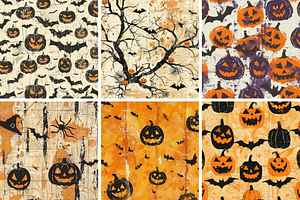 Halloween Shabby Paper Patterns