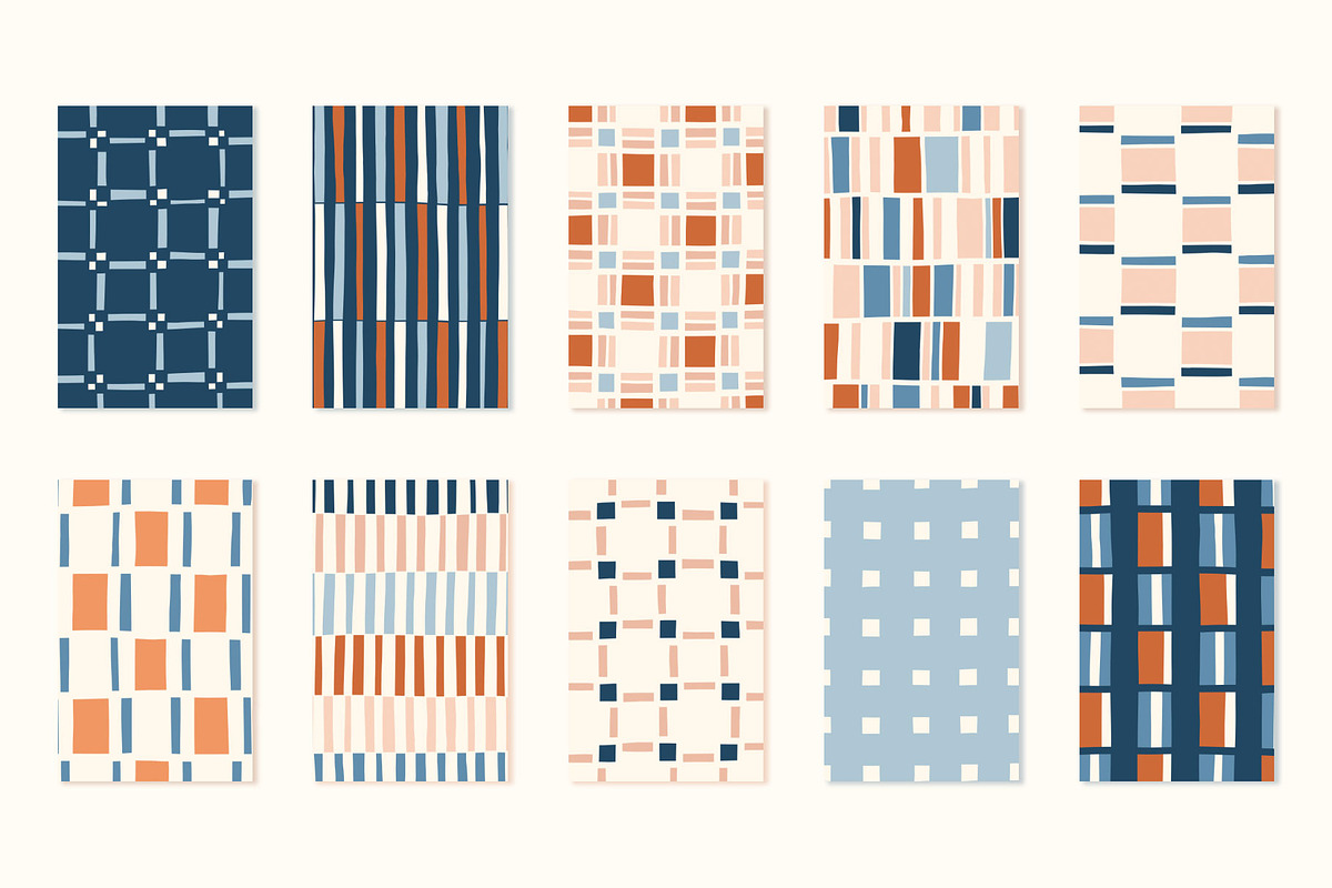 Stripes & Checks Geometric Patterns, a Pattern Graphic by PATTERNS etc. (Photo 8 of 8)
