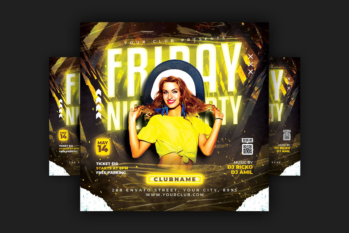 Lights. Music. Action!, a Flyer Template by CocoDesign (Photo 1 of 2)