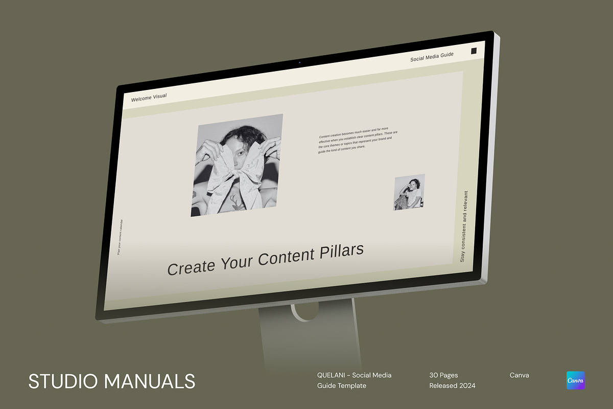 QUELANI - Social Media Guide, a Social Media Template by Studio Manuals (Photo 3 of 8)