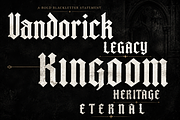 Vandorick, a Blackletter Font by Wow Magic (Thumbnail 4 of 6)