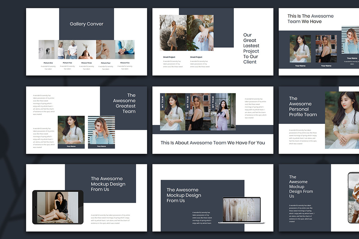 Conver– Creative Business PowerPoint, a Presentation Template by Raseuki (Photo 5 of 6)