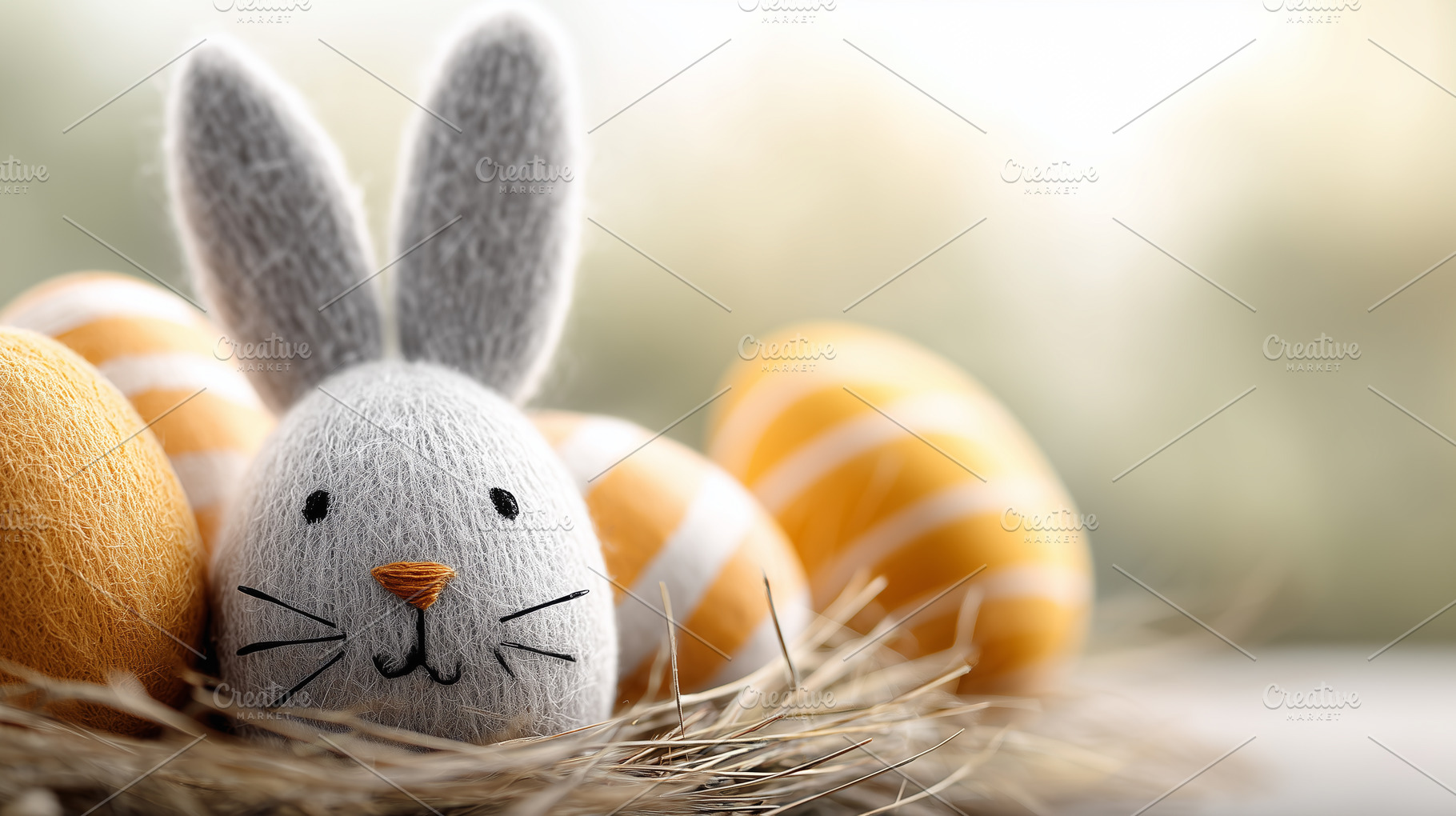 Cute handmade Easter bunny, a Holiday Photo by MistyDay