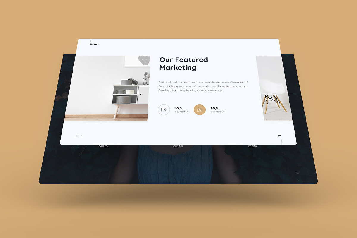 BeMind - Minimal & Creative Template, a Presentation Template by UDEA Store (Photo 3 of 18)