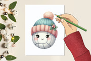 Christmas Sport Balls Sublimation, a Graphic by designcity5 (Thumbnail 4 of 5)